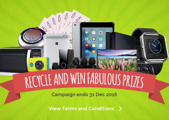 Recycle and Win Lucky Draw Prizes